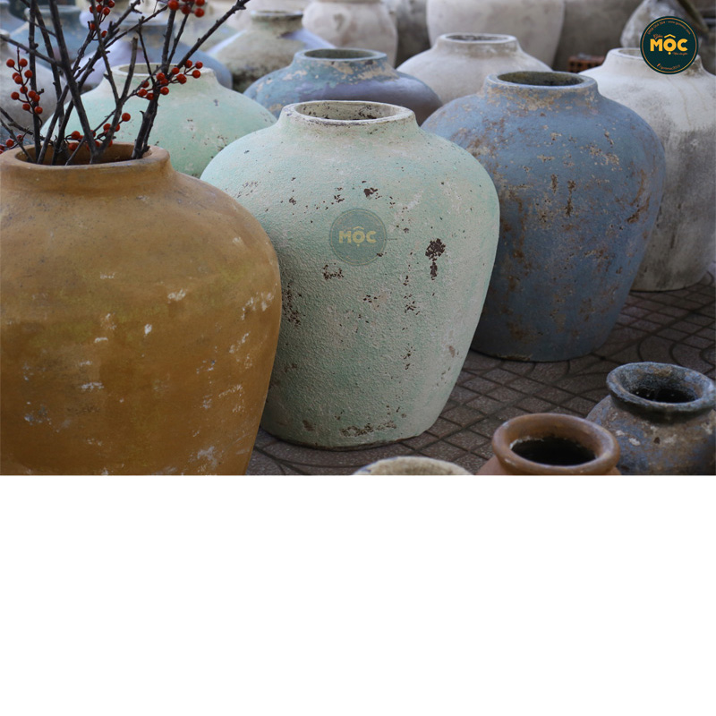 Trang Trí | 3317 Atlantic Bình Hoa Mai 58x58x60 M23