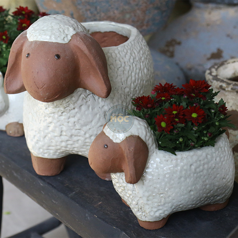 3440 Cừu Trồng Cây 45x25x33 M18