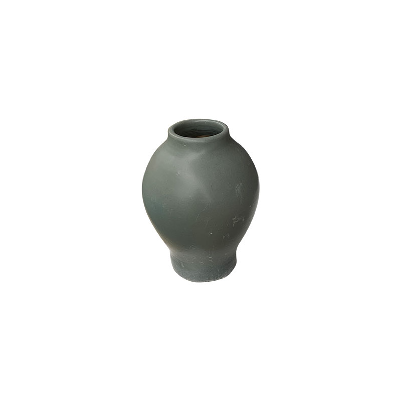 Cắm Hoa Tươi | Mờ | 3703 Bình Vuốt Tay 16x16x23 M8