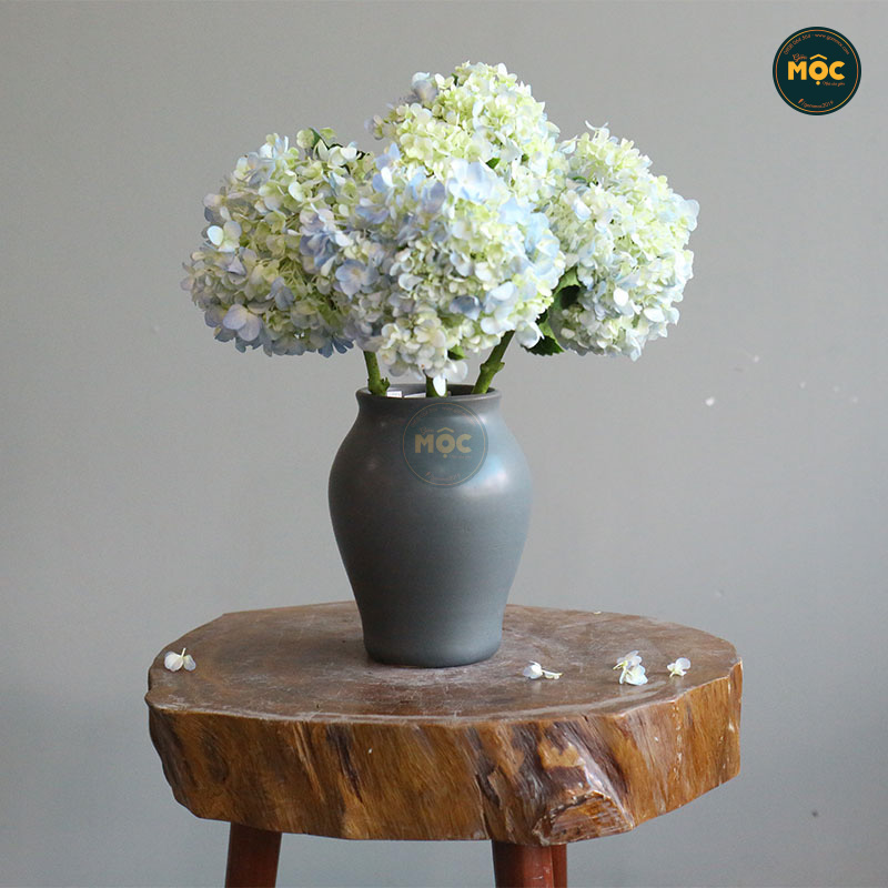 Cắm Hoa Tươi | Mờ | 3715 Bình Vuốt Tay 15x15x19 M10