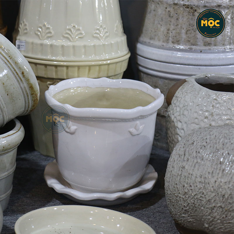 4108 ID Bầu Hoa Miệng Bèo 25x25x21