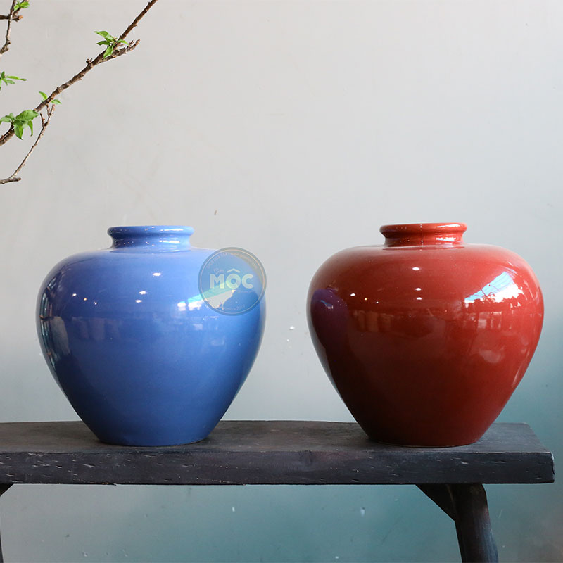 Cắm Hoa Tươi | Bóng | 3568 Bình Hoa Bốn Mùa 36x36x35 M14