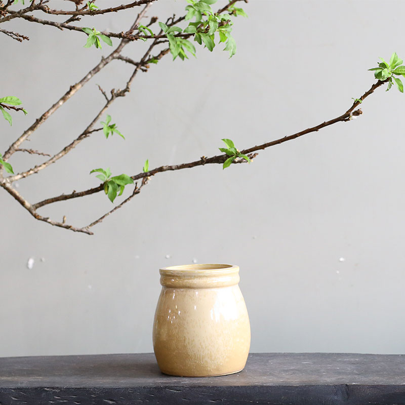 Cắm Hoa Tươi | Mờ | 3585 Bình Hoa Bốn Mùa 15x15x16 M12