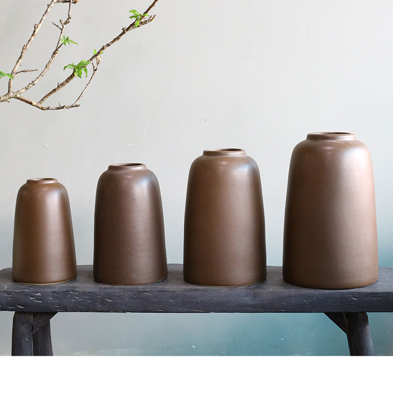 Cắm Hoa Tươi | Mờ | 3742 Bình Hoa Bốn Mùa Chuông H32 20x20x32 M10